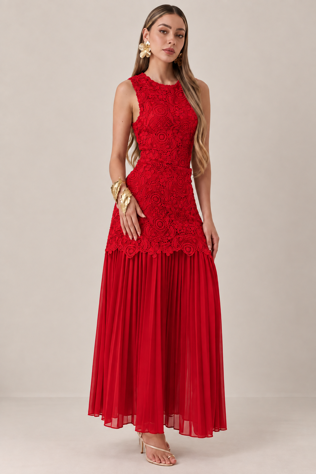 VESTIDO ROUGE ELEGANCE
