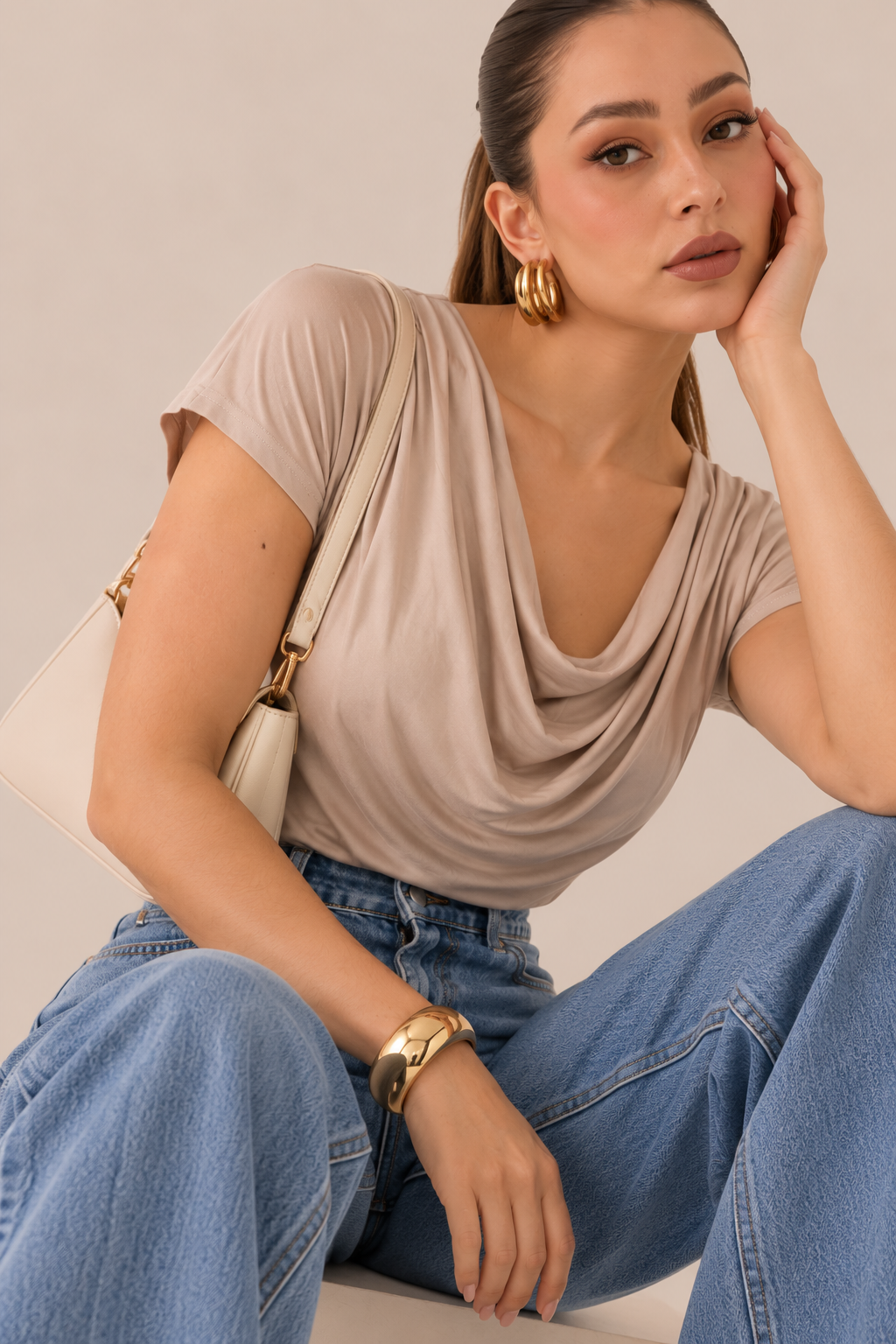BLUSA SOFT BEIGE