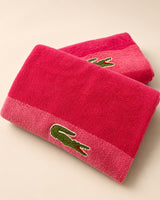TOALLA LACOSTE ROSA