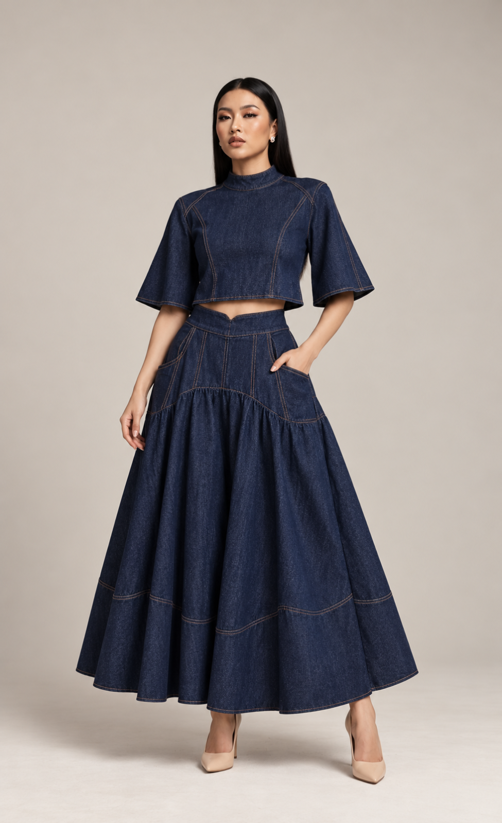 CONJUNTO DENIM ÉLITE
