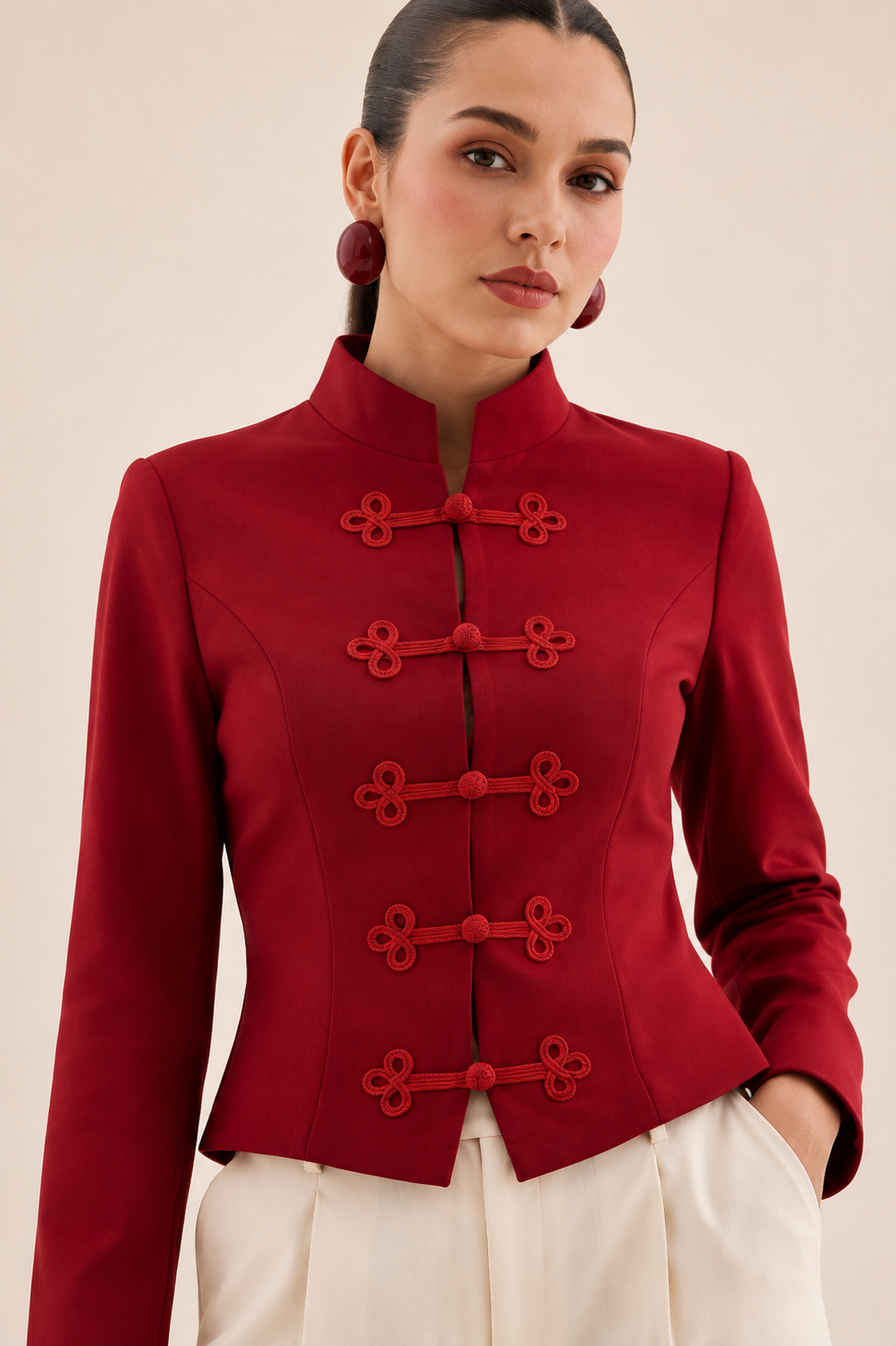 BLAZER  ORIENTAL ROUGE