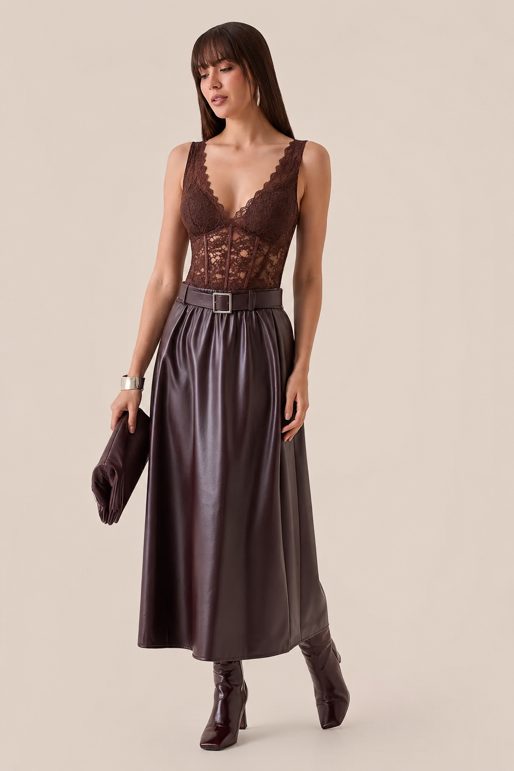 BODY CORSÉ CHOCOLATE LACE