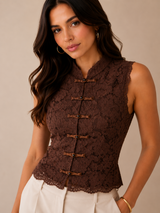 BLUSA NAPOLEÓN MOCHA