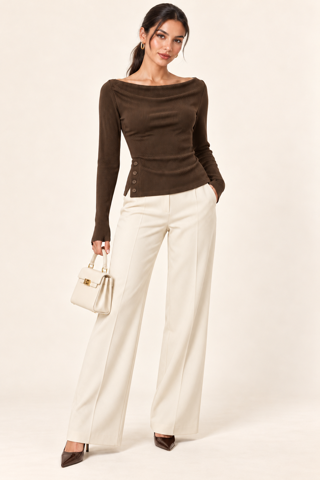 BLUSA RIB OLIVE CHIC