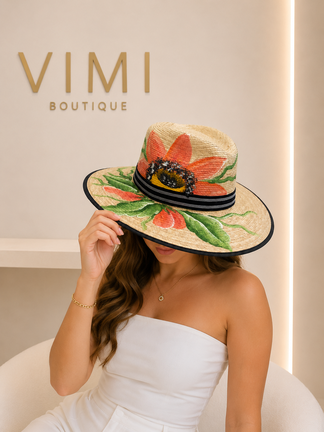 SOMBRERO ARTESANAL GIRASOL