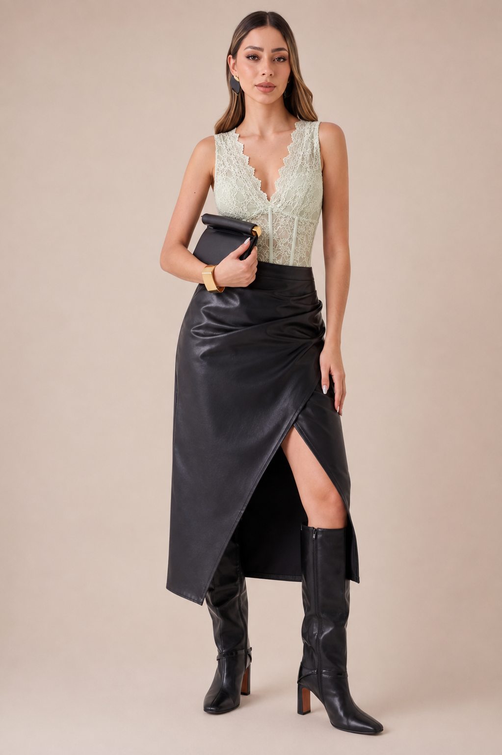 BODY CORSÉ LACE SAGE