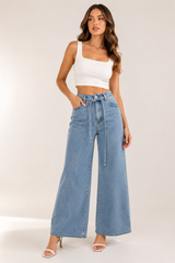 DENIM AURA WIDE LEG