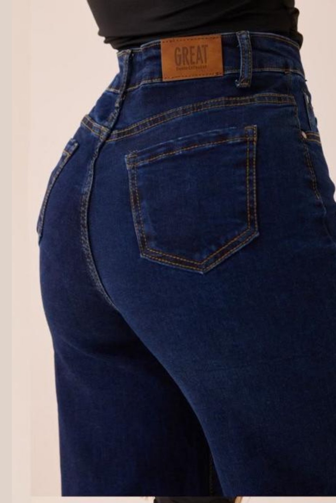 JEANS PALAZZO ÍNDIGO