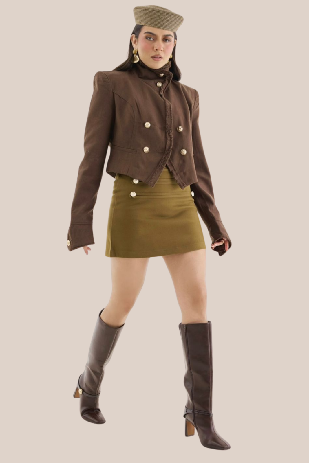 FALDA IMPERIAL OLIVE