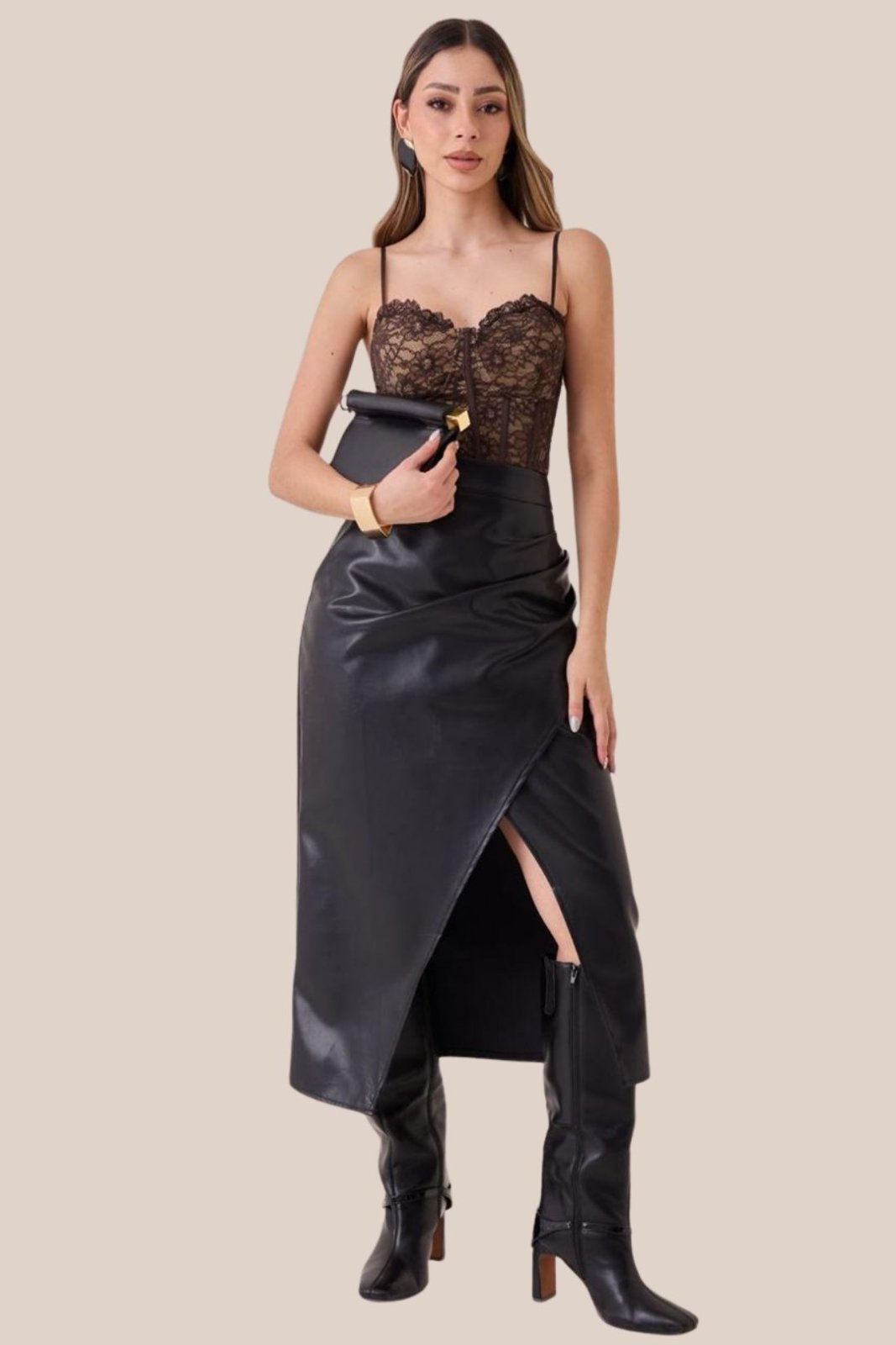CORSÉ NOIR LACE