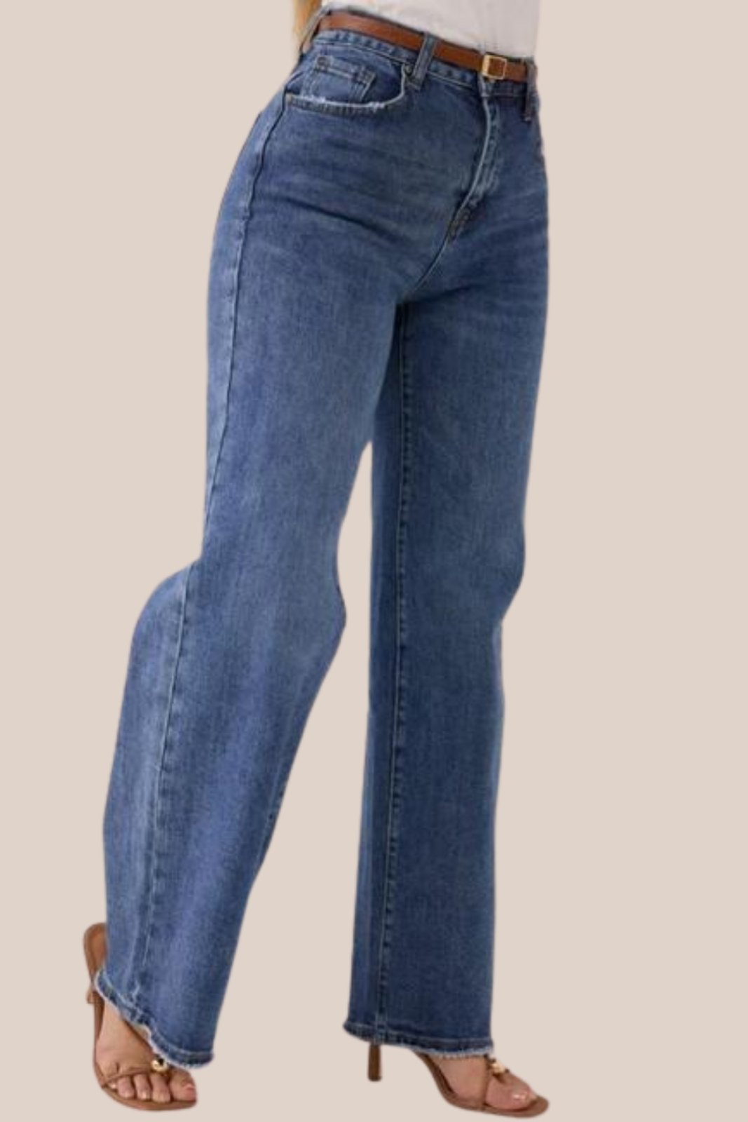 JEANS PALAZZO AZUL