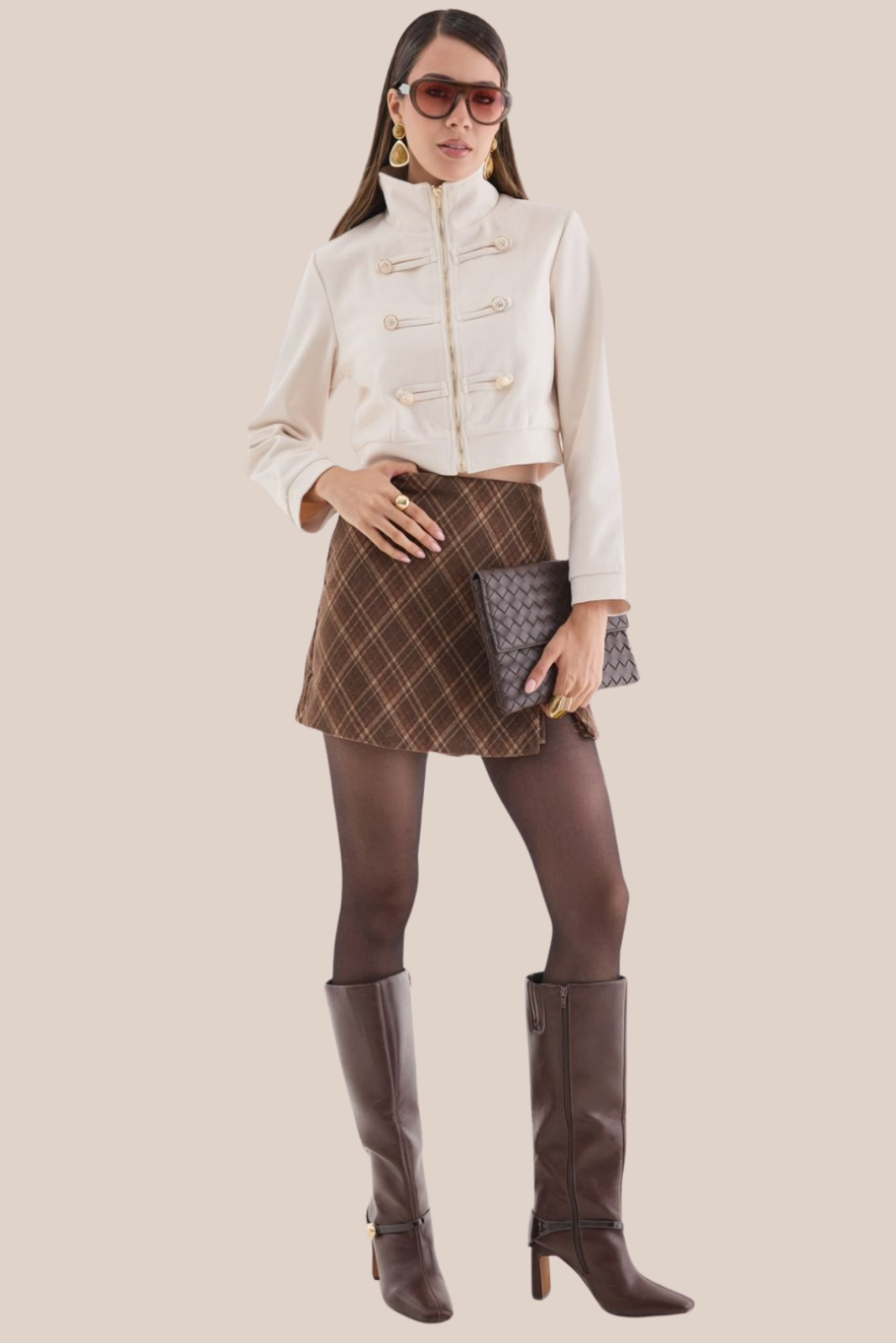FALDA HIGHLAND RUST