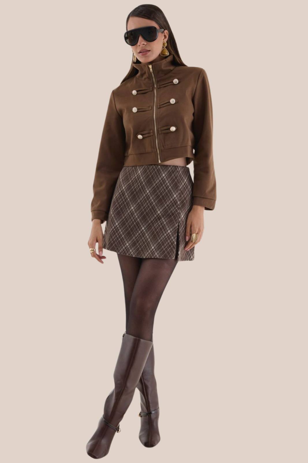FALDA HIGHLAND MOCHA