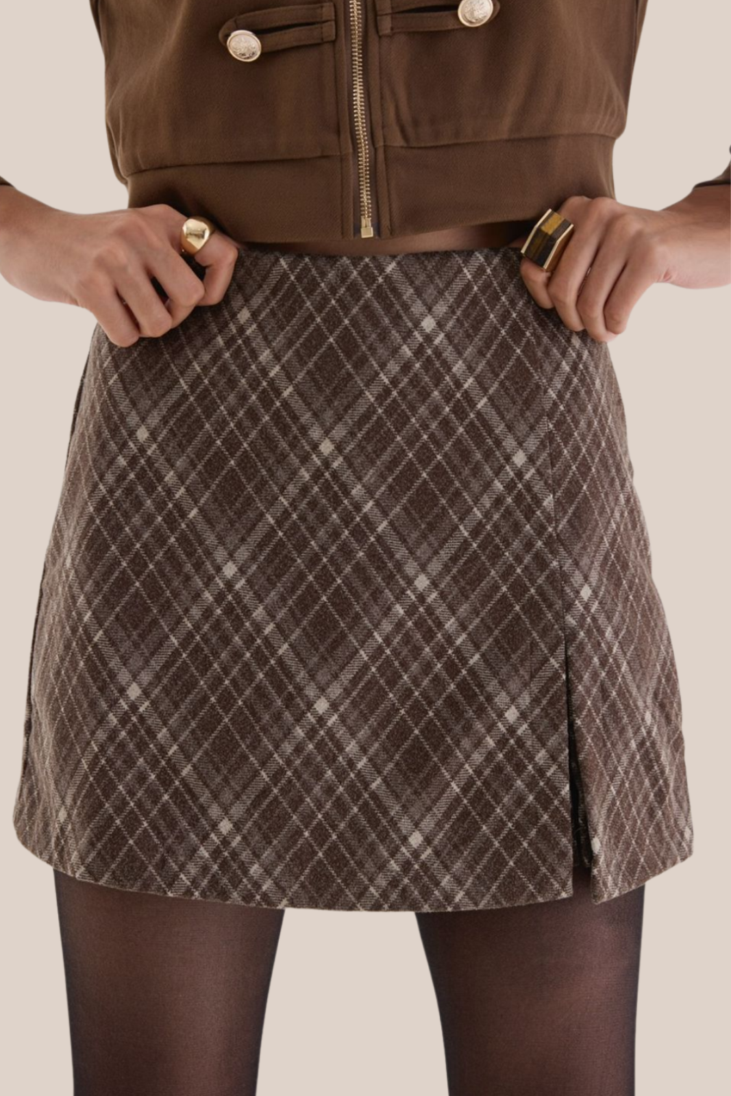 FALDA HIGHLAND MOCHA
