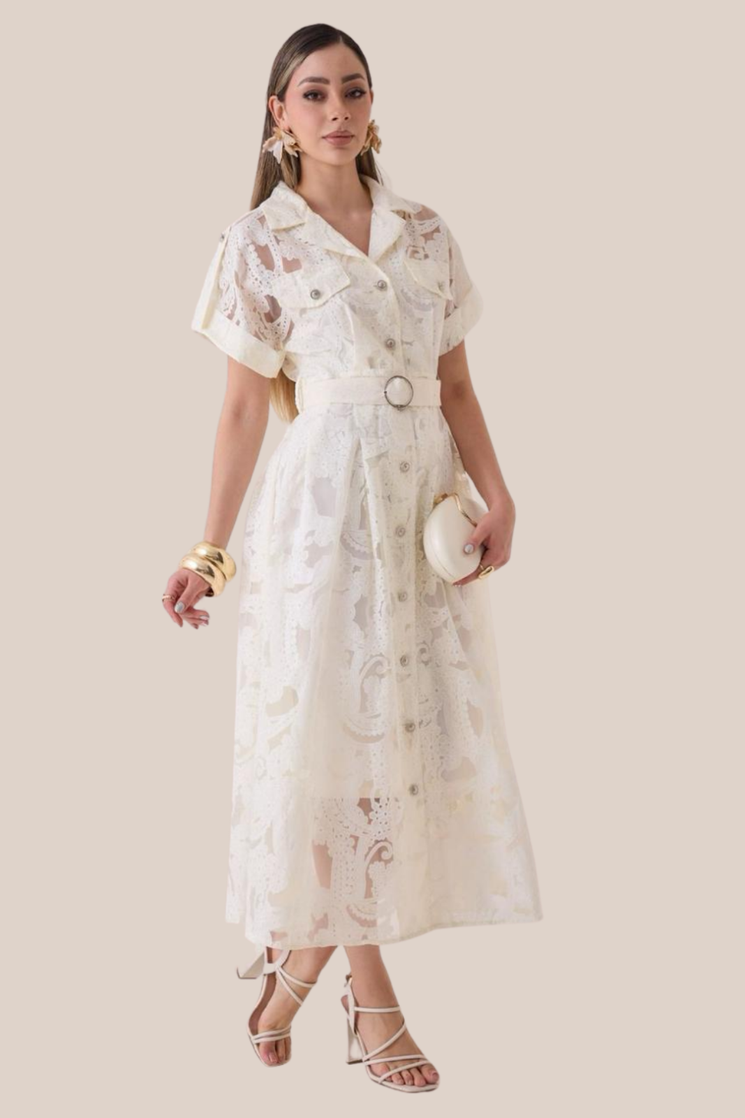 VESTIDO LACE IVORY
