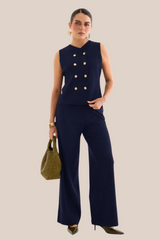 CONJUNTO SASTRERO MILÁN AZUL MARINO