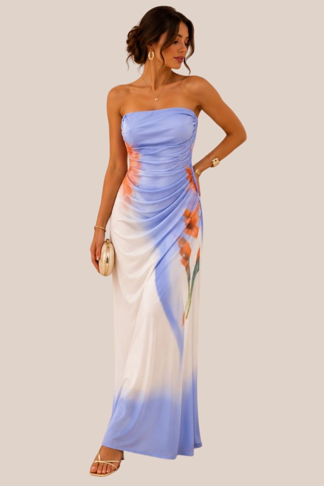 Vestido Largo Sky Bloom