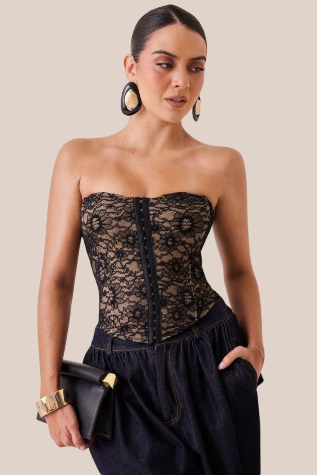 CORSÉ BLACK SHEER