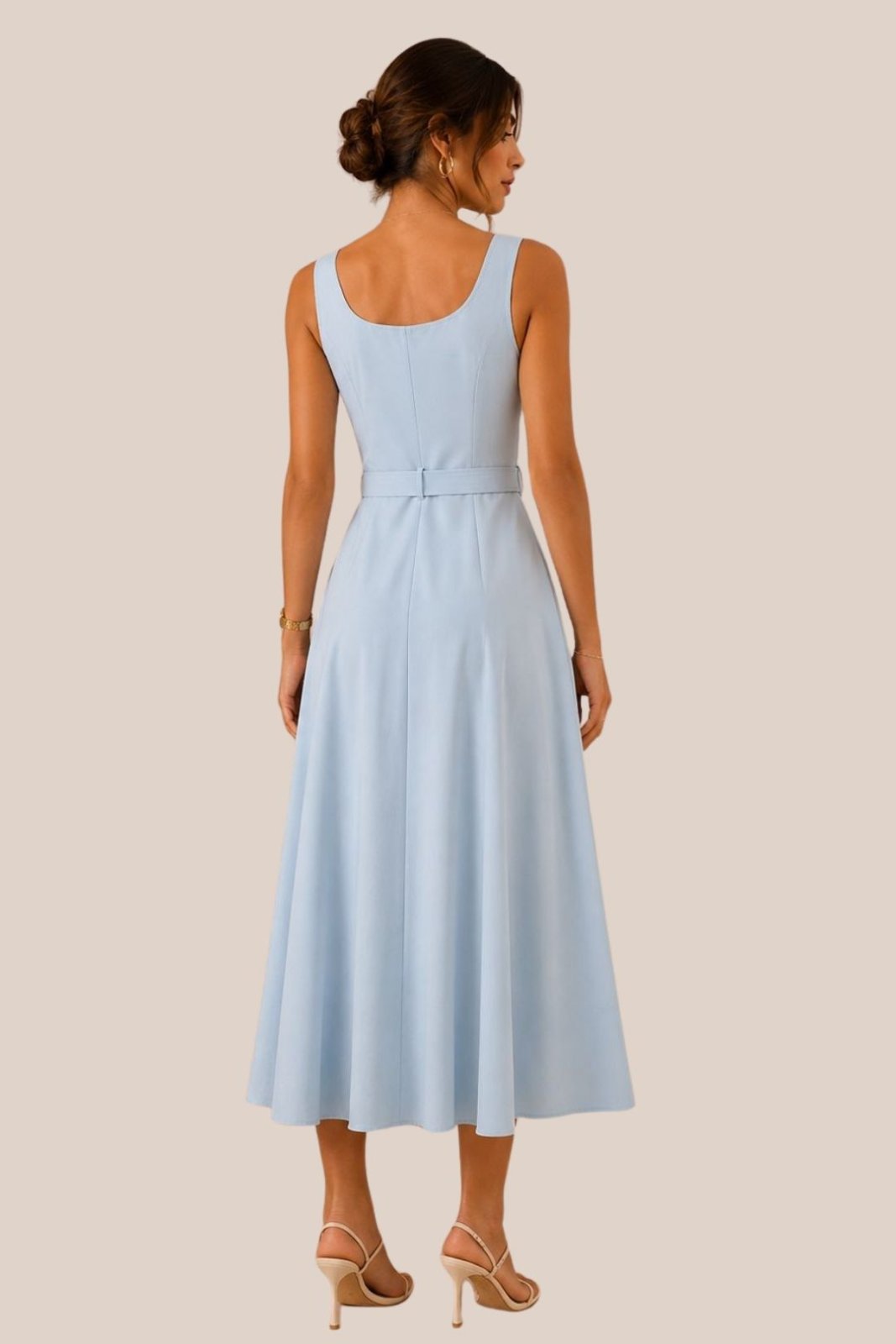 VESTIDO BLUE BELLE MIDI
