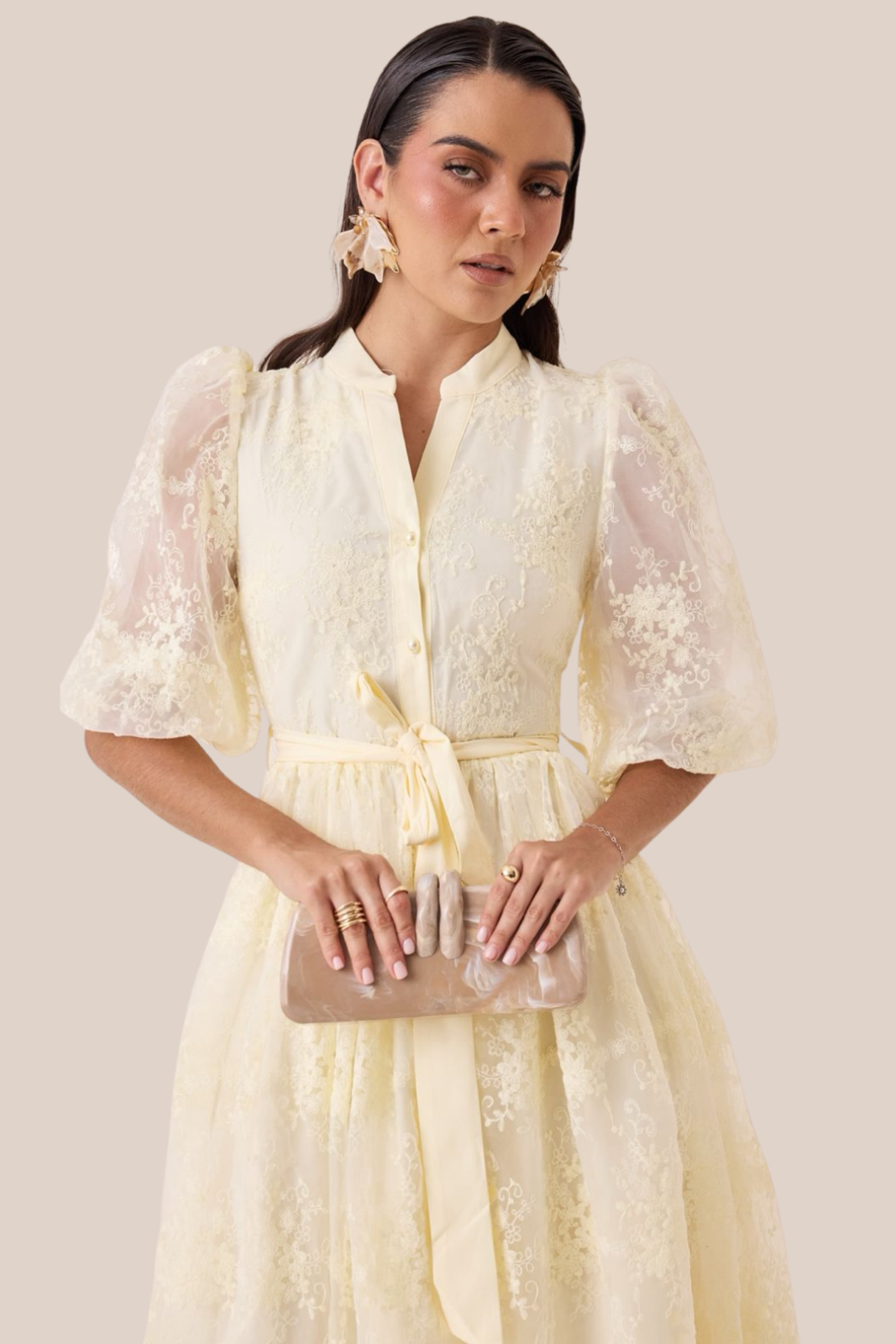 VESTIDO BUTTER LACE ELEGANCE