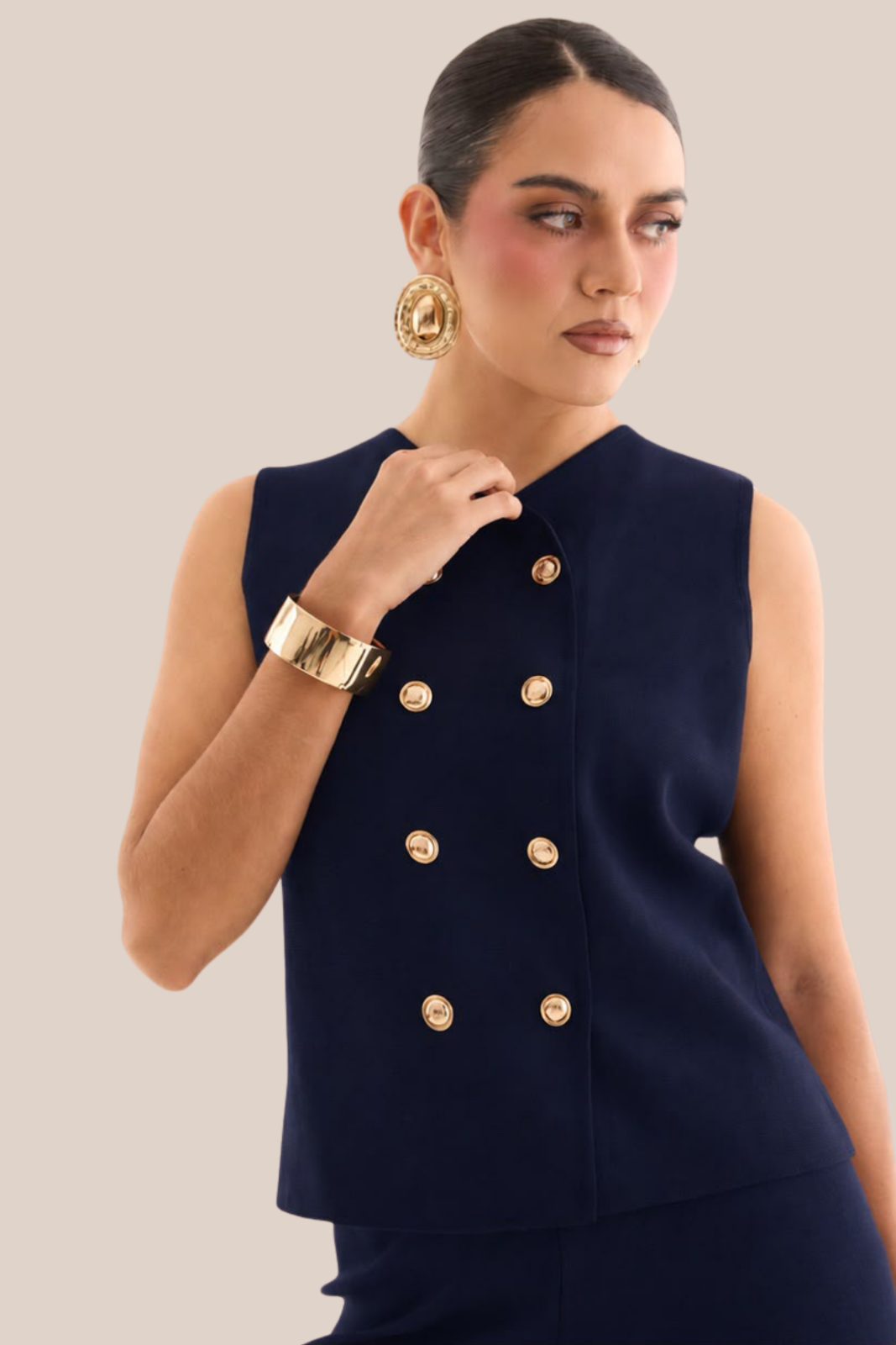 CONJUNTO SASTRERO MILÁN AZUL MARINO