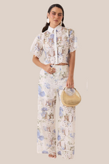 CONJUNTO BLUE BLOOM LACE