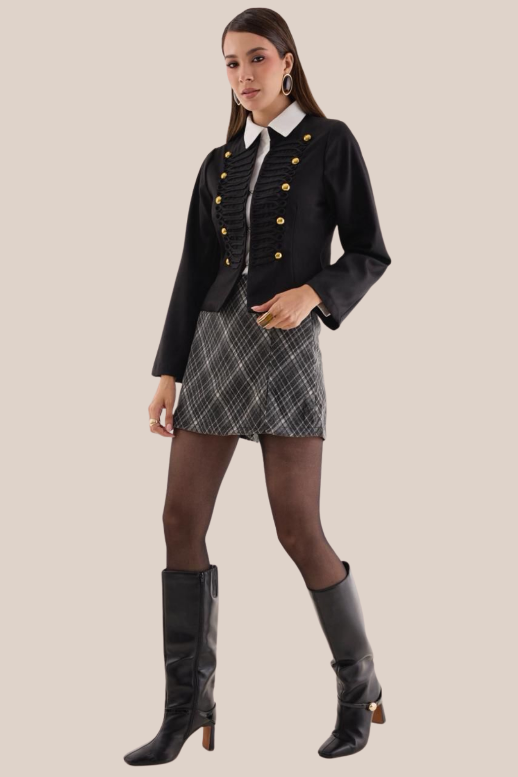 BLAZER MILITAR IMPERIAL BLACK