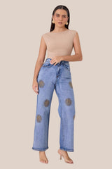 JEANS FLORAL