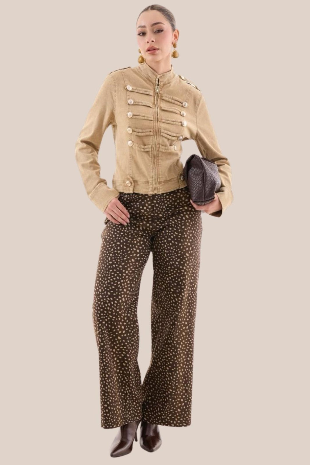 PANTALÓN ANIMAL PRINT CHOCOLATE