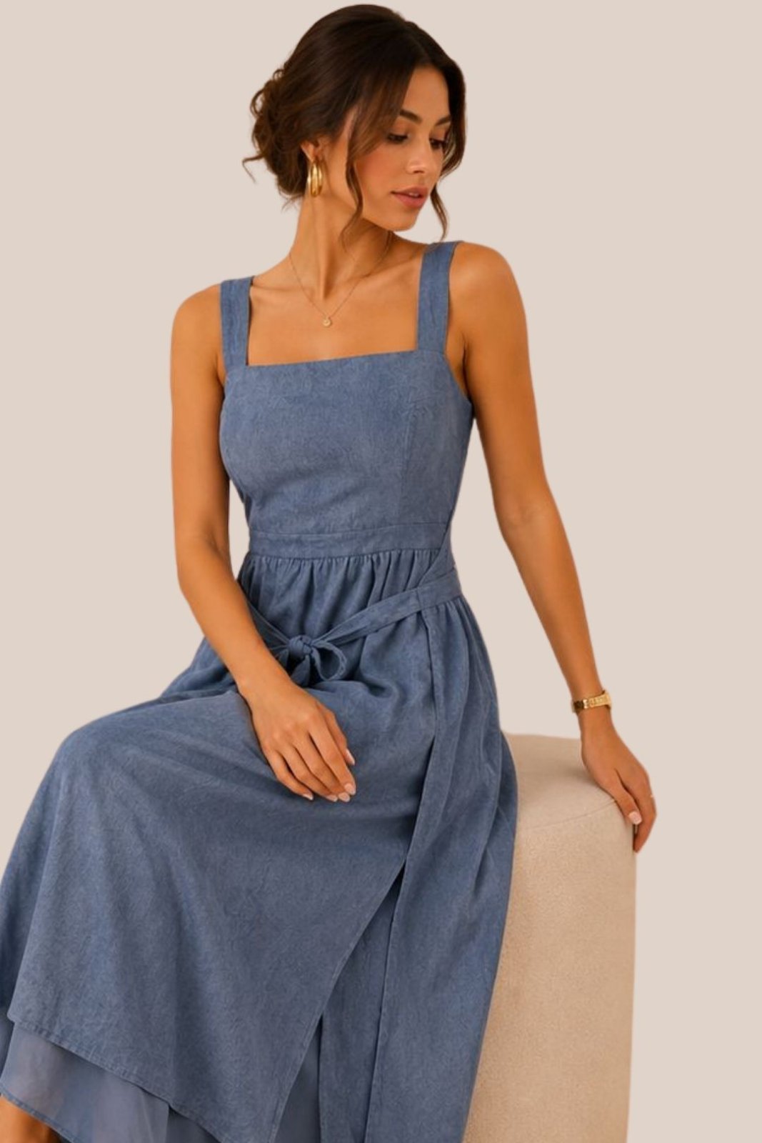 Vestido Denim Breeze Mid