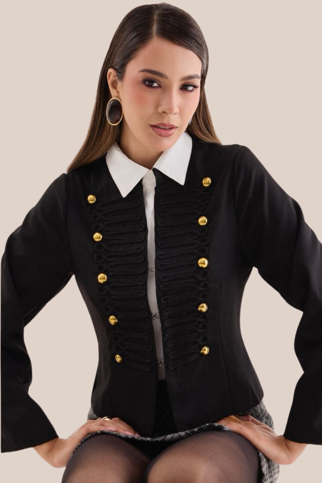 BLAZER MILITAR IMPERIAL BLACK