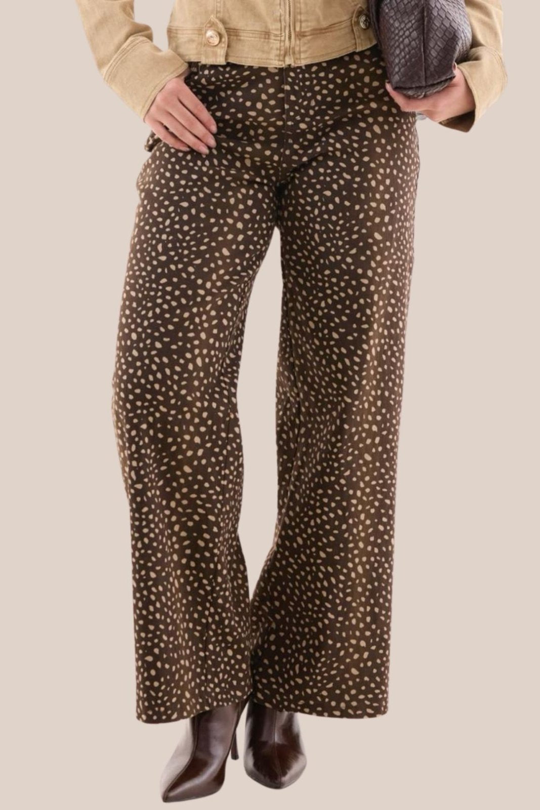 PANTALÓN ANIMAL PRINT CHOCOLATE