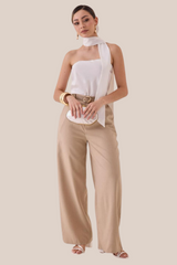 BLUSA PURE ELEGANCE CON MASCADA