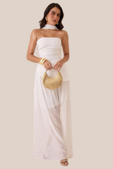 VESTIDO MAXI BLANCO CELESTIAL