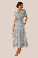 Vestido Azure Bloom Maxi