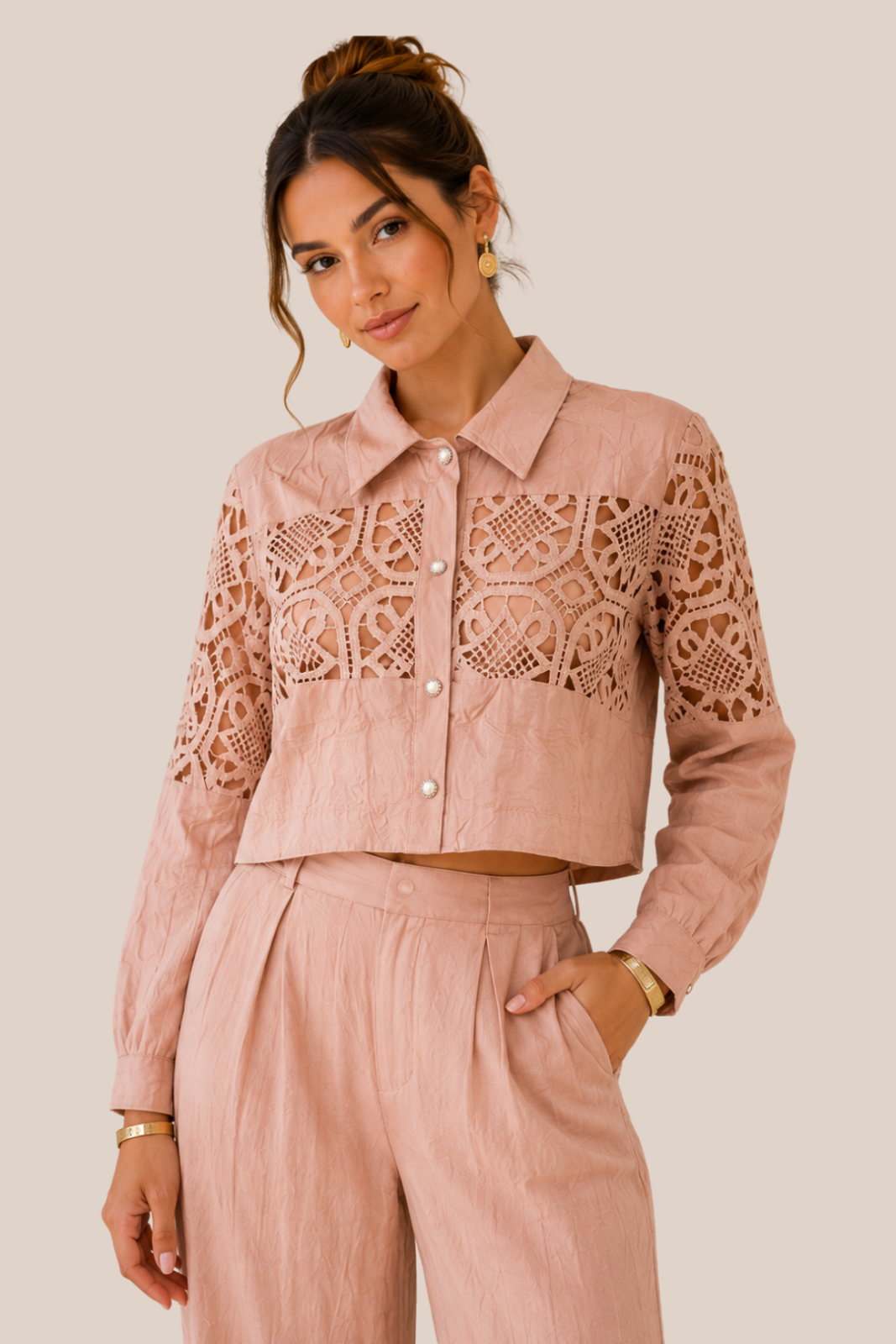 COJUNTO ROSEWOOD LACE