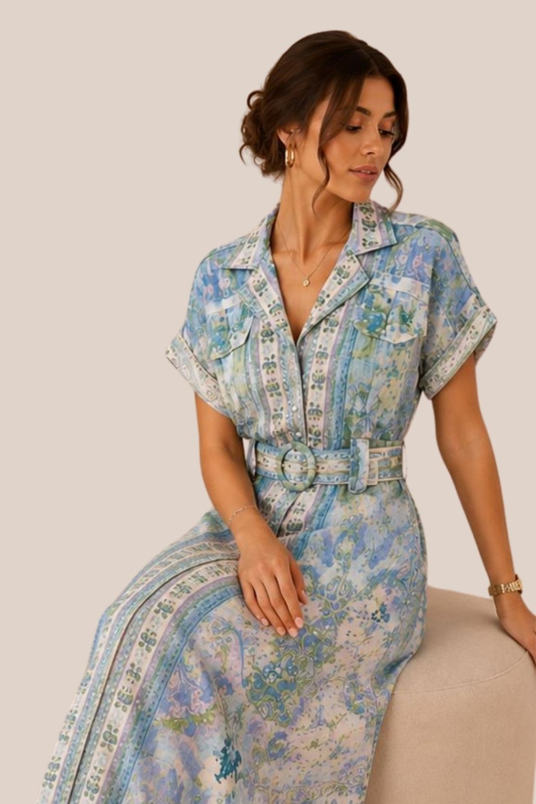 Vestido Azure Bloom Maxi