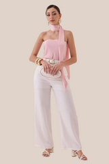 BLUSA ROSE BLUSH CON MASCADA