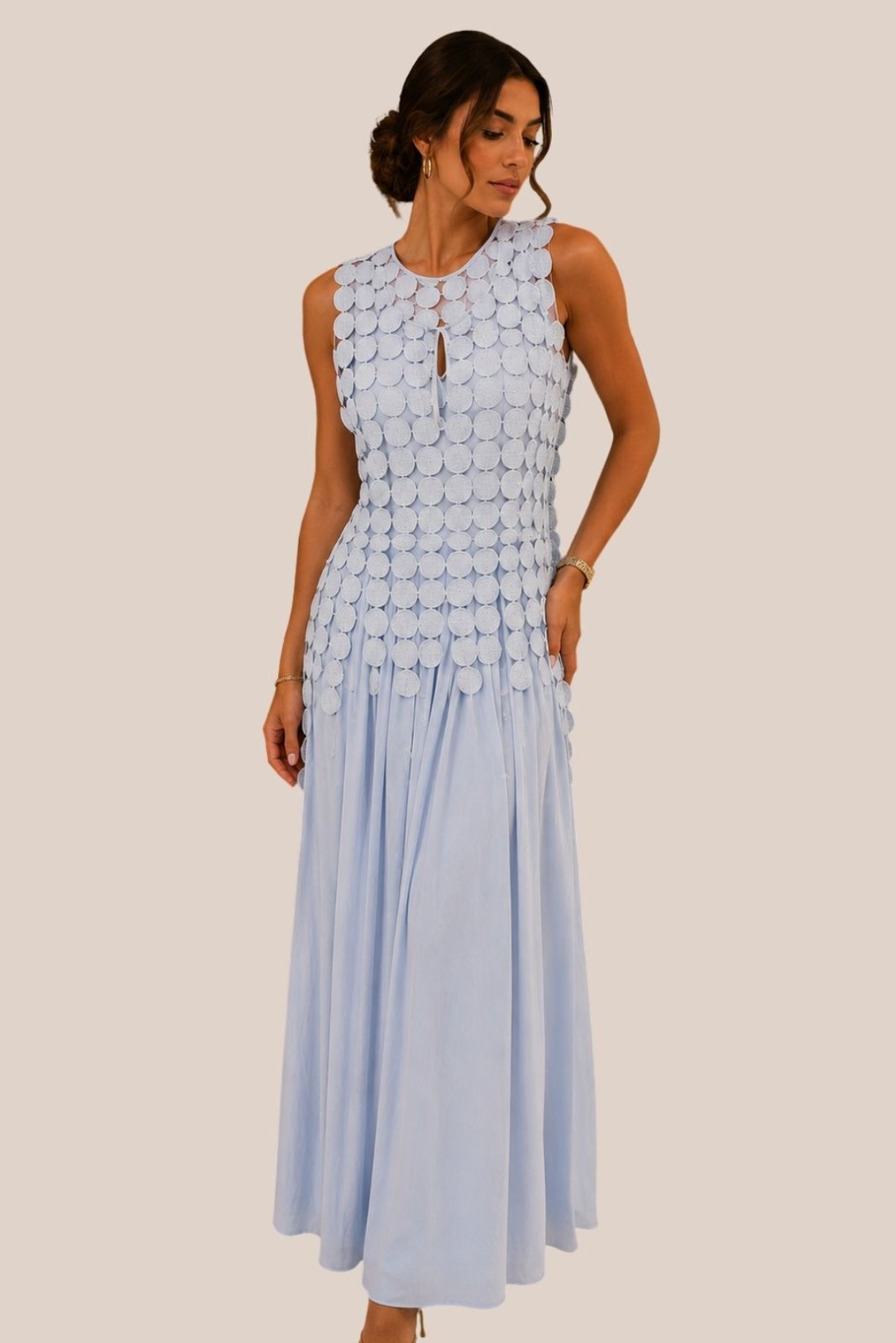 VESTIDO BLUE HALO DRESS