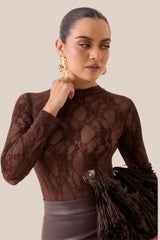 BLUSA CHOCOLATE ELEGANCE