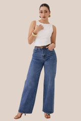 JEANS PALAZZO AZUL