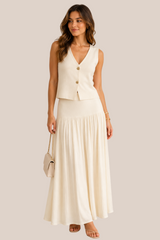 CONJUNTO CREAM ELEGANCE