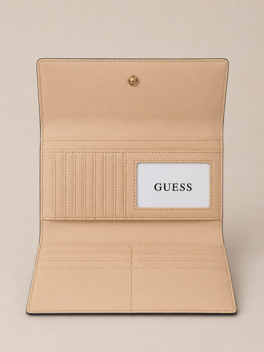 CARTERA GUESS MONOGRAMA BEIGE