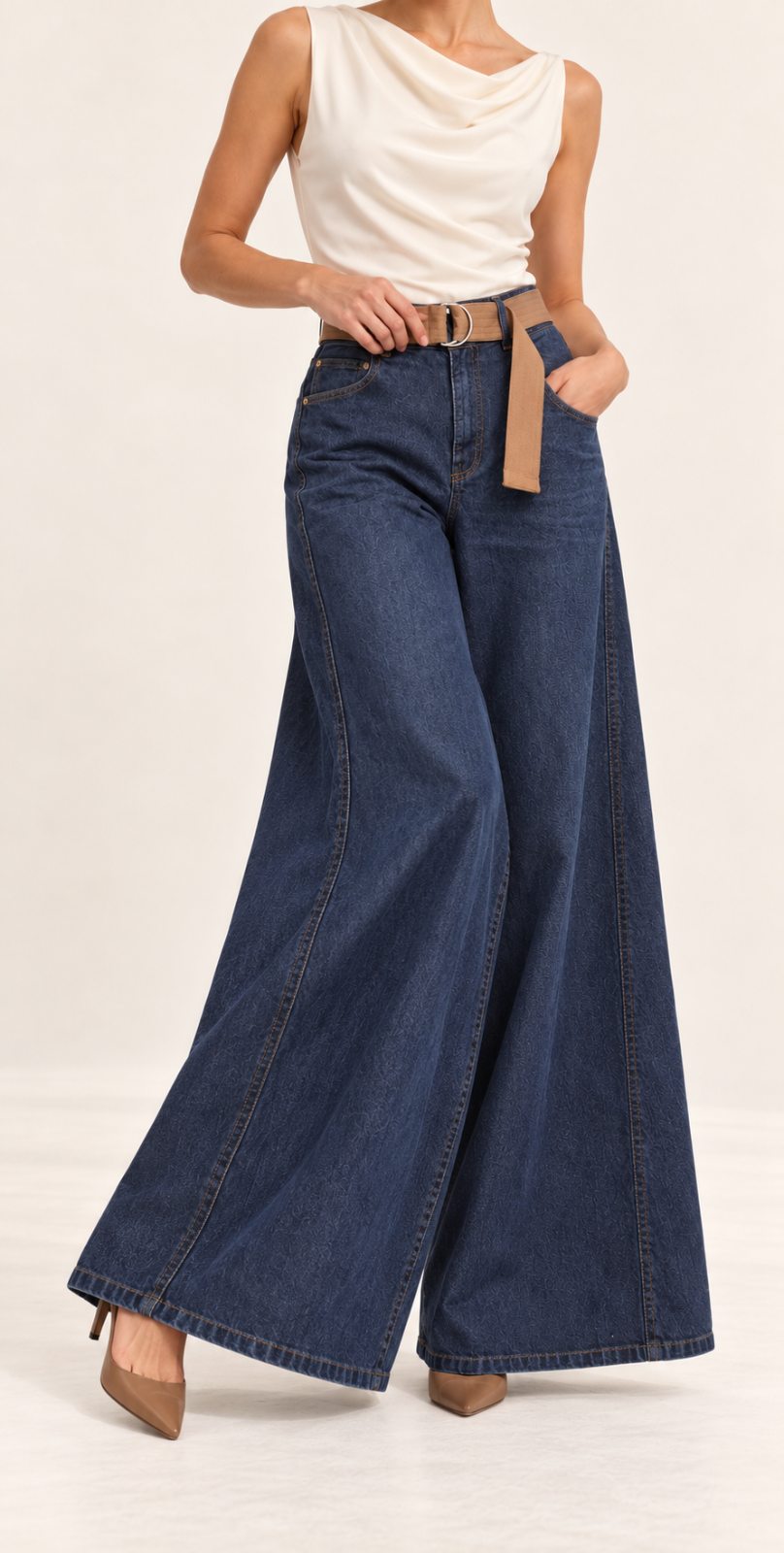 PANTALÓN AZUL DENIM FLORENCE