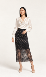FALDA MIDNIGHT LACE