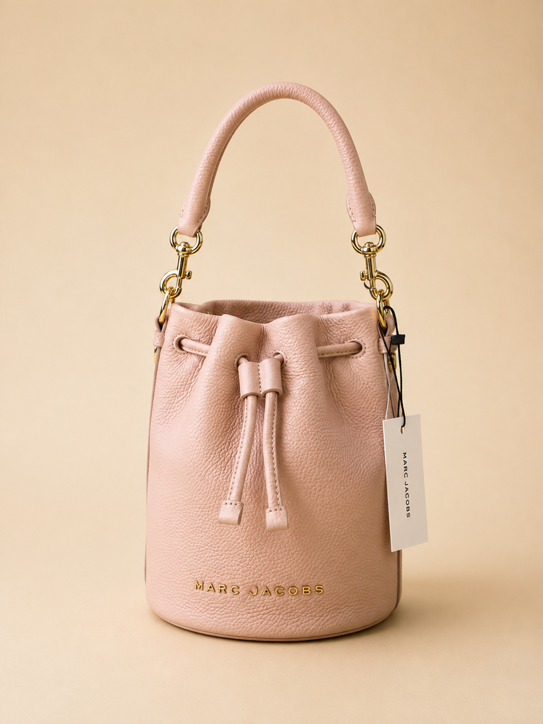 BOLSA MARC JACOBS TIPO BUCKET ROSA