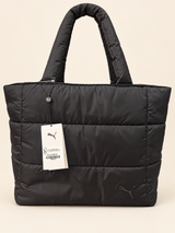 BOLSA TOTE PUMA PUFFER NEGRA