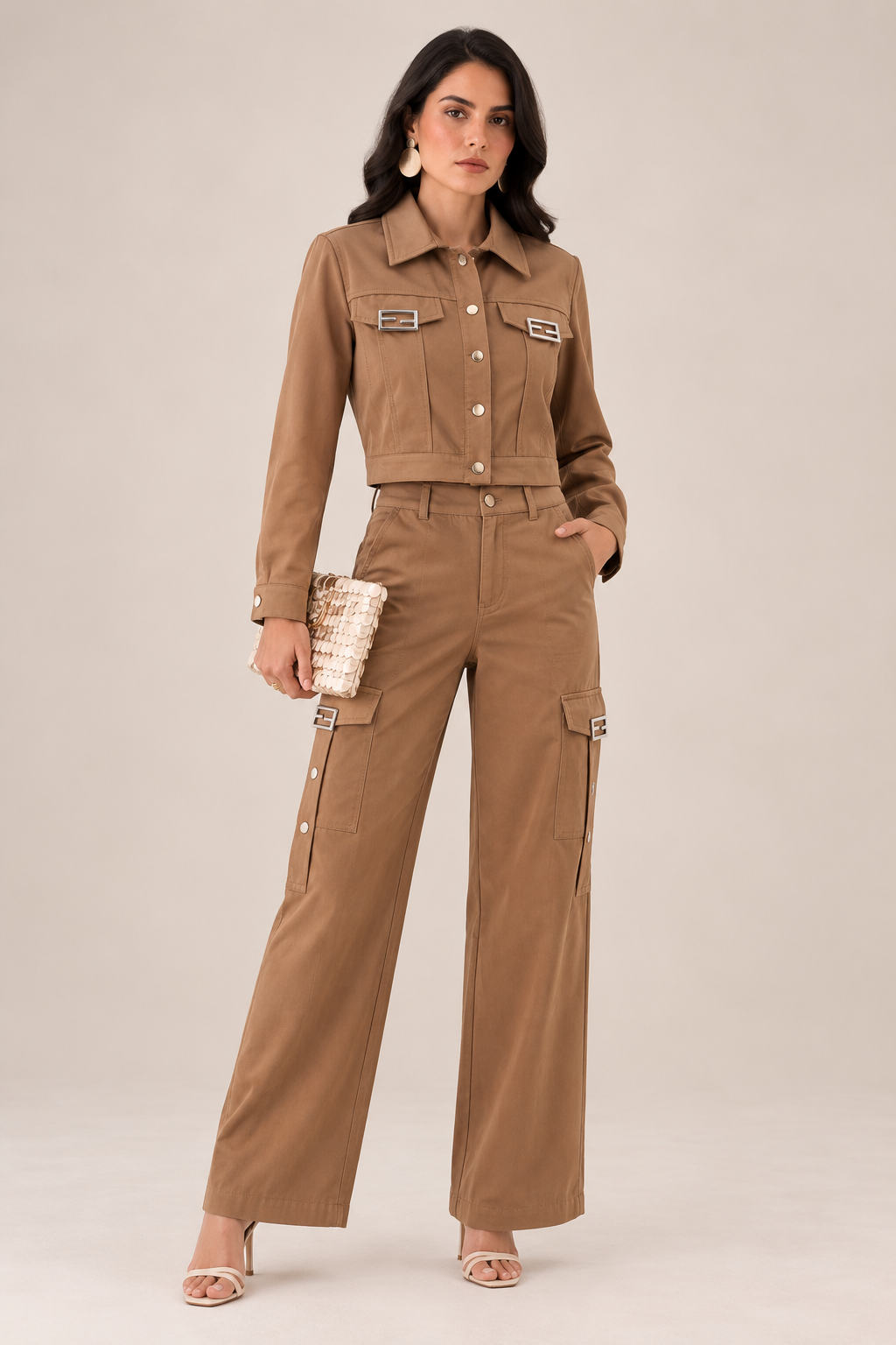 CONJUNTO MILANO CAMEL