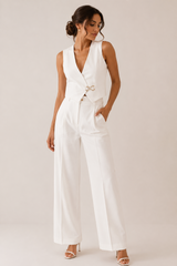 WHITE MODERN TAILORED SET