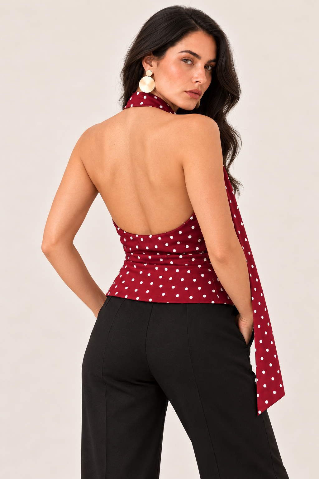 BLUSA VINO DE LUNARES PARISIENNE
